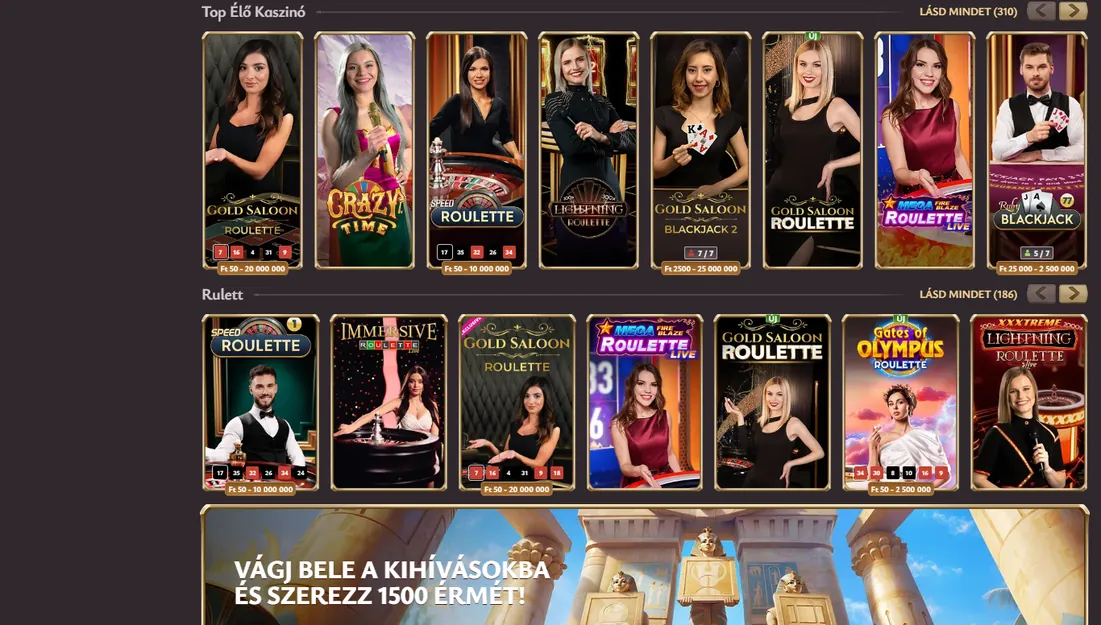 Pörgesd ViciBet élő rulettjét
